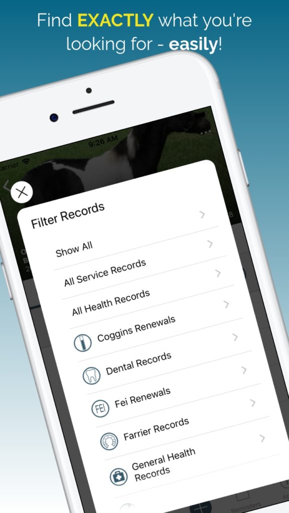 Filter Records on Mobile App